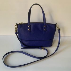Merona Royal Blue Crossbody Hand Bag Small Purse